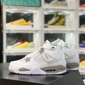 Air Jordan 4Tinker "Black Cement" Michael Jordan AJ4 generation in the middle to